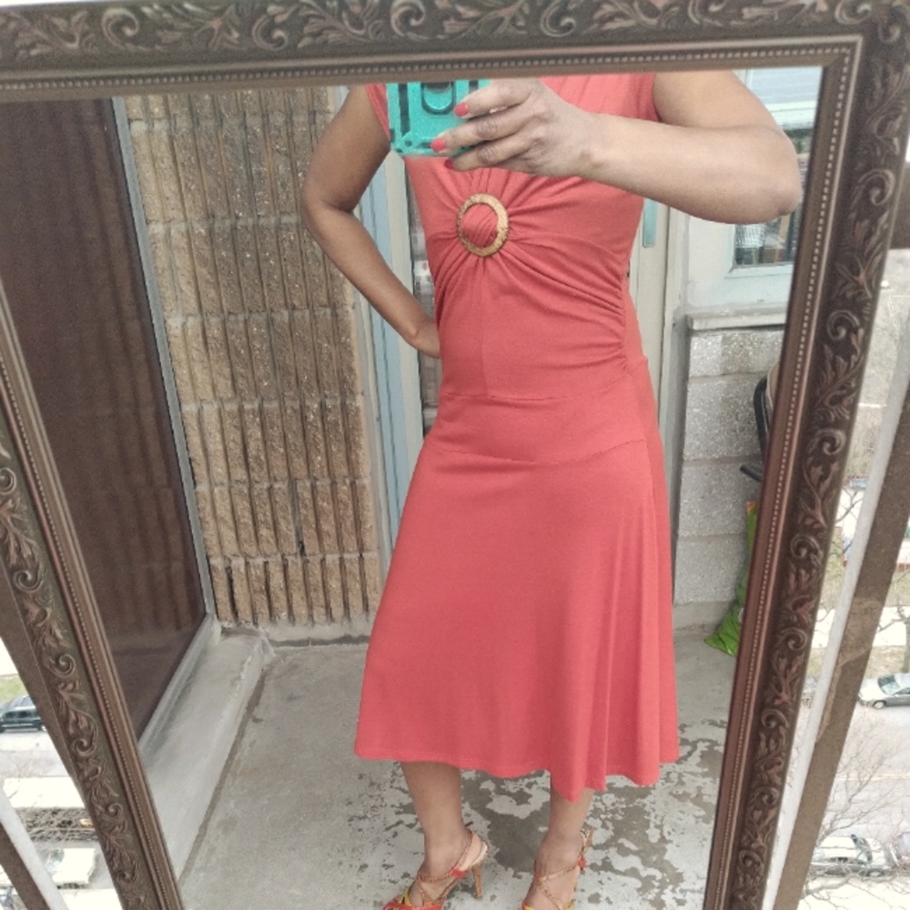 Reddish Rust colored Sundress - Picture 3 of 13